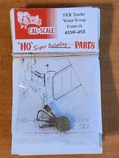 Pennsylvania RR Tender Water Scoop Controls Set of 3 pieces Cal Scale 190-493 HO