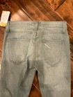 Current/Elliott "The Ankle Skinny" Gray Denim Distressed Jeans, Size 24 — photo 5