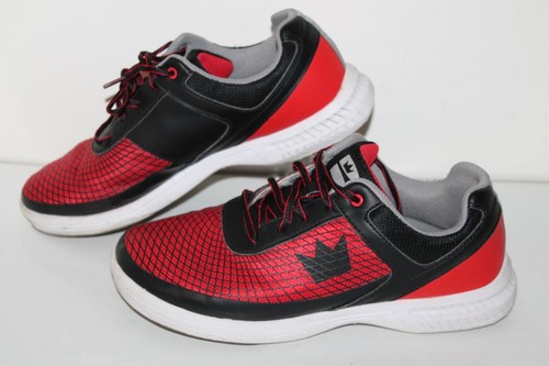 Brunswick Frenzy Bowling Shoes, #1159375, Red/Black, Men's US Size 8
