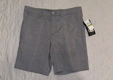 NEW Boys PGA Tour Golf Shorts Size Large 14/16 Gray NWT