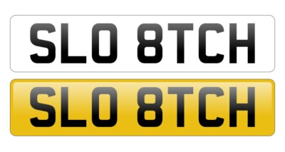 SL0 8TCH (Slow B*tch) - Private Number Plate Reg