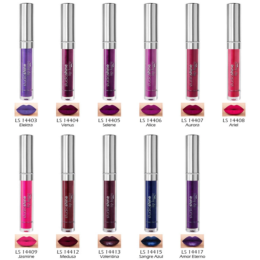 6 LA SPLASH StudioShine Lip Lustre "Pick Your 6 Color"  *Joy's cosmetics* - Image 2 of 3