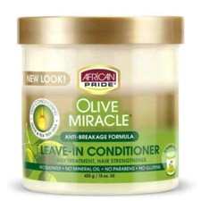 African Pride Olive Miracle Leave in Conditioner 15oz  FREE SHIPPING  