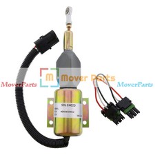 24V Fuel Shutoff Solenoid RE502474 RE516083 for John Deere 120 160LC 200LC 270LC