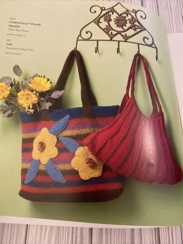 Nashua Hand Knitting Designer Bags Pattern Book North American Lifestyle Series - Picture 9 of 9