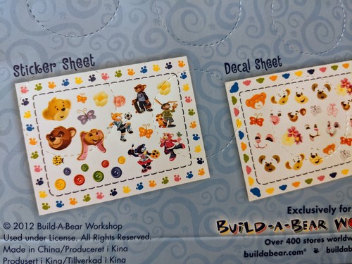 Kit de decoración Build-a-Bear Easter Egg Buddies 2012 plantillas y pegatinas 096653 - Imagen 2 de 12