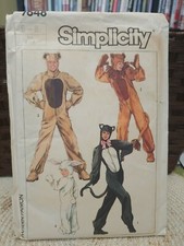 Simplicity 7648 Vtg 1986 Pattern Animal Costumes for Adults  Kids CUT Halloween