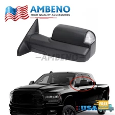 Fit 2019-2022 Ram 2500 3500 Rotatable Heat Towing Mirror+Puddle Left Driver Side