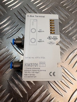 Beckhoff KM3701 Differenzdruckklemme 100 hPa 1 Kanal K-Bus SPS