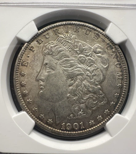 1901-S MORGAN DOLLAR NGC AU55 GREAT TONING!!!