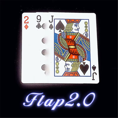 FLAP 2.0 MAGIC TRICK - Visual Double Card Change Close Up Illusion