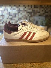 Size 12 - adidas Men's Samba OG White Burgundy Gum for sale online | eBay