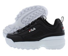 Fila Disruptor Ii Premium Boys Shoes Size 3, Color: Black