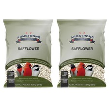 Armstrong Wild Bird Food Safflower Bird Seed, 20lbs Pack of 2 