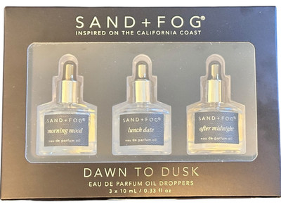Sand + Fog Dawn to Dusk Eau de Parfum Oil Discovery Set 3 x 0.33 fl oz Perfume