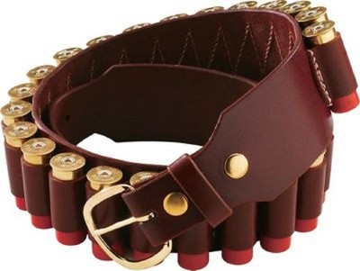Triple K Style 70 Leather Shotshell Belt   Brown | Premium Hunting Ammo Belt