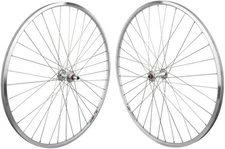Wheel Master Weinmann LP18 Wheel Set - 700c, 36H, 5/6/7-Speed FW, QR, Silver