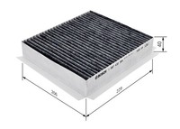Bosch Filter, Innenraumluft 1 987 432 364 FüR MERCEDES-BENZ