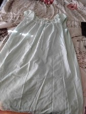 VINTAGE KATZ Nightgown Shift Embroidery Lace Sleeveless Sz EU 38 / US 10/M 37