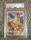Pokémon Pikachu Full Art Secret Rare Holo Crown Zenith PSA 9 #160/159 2023