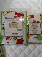 Mellanni Kids 4pc Toddler Bedding Set - 2 Fitted Sheets 2 Pillowcases - Cars