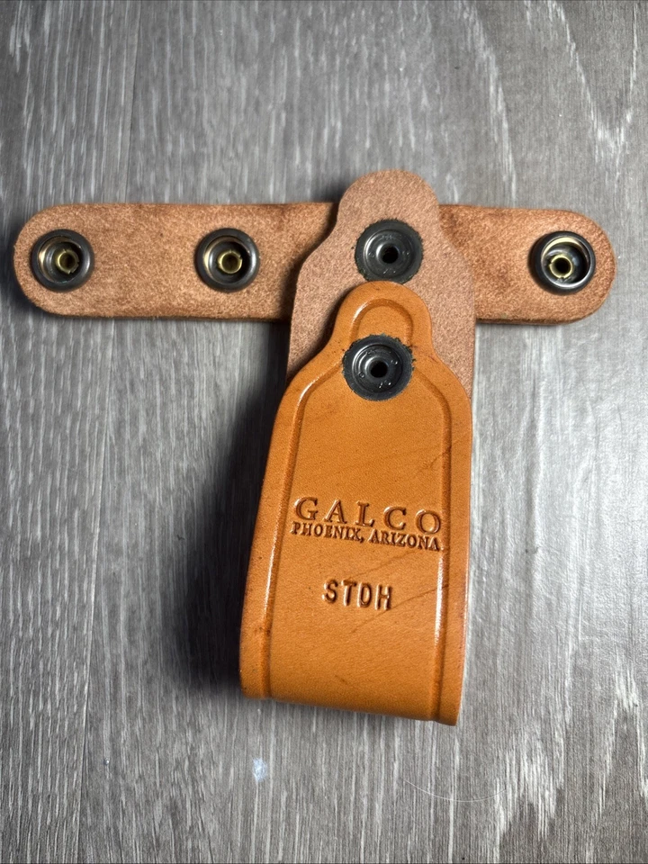 Galco Gunleather Tie Down for Ammo Side of System Tan STDH, Ambidextrous NOS - Image 2 of 4