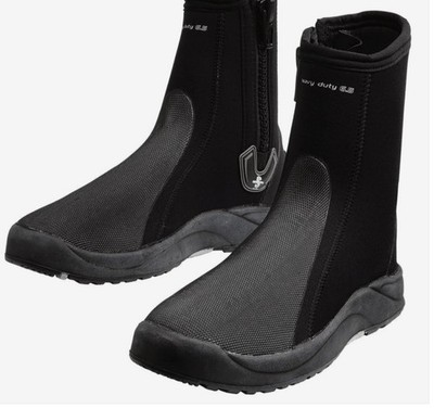 Scubapro Heavy Duty 6.5mm Dive Boot Size 5  New With Zipper & Bag