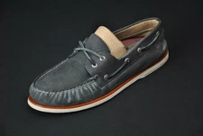 Sperry Gold Cup Original Boat Gray Leather Shoes Men's 13 8925CS