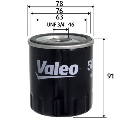 VALEO 586157 Oil Filter for BMW
