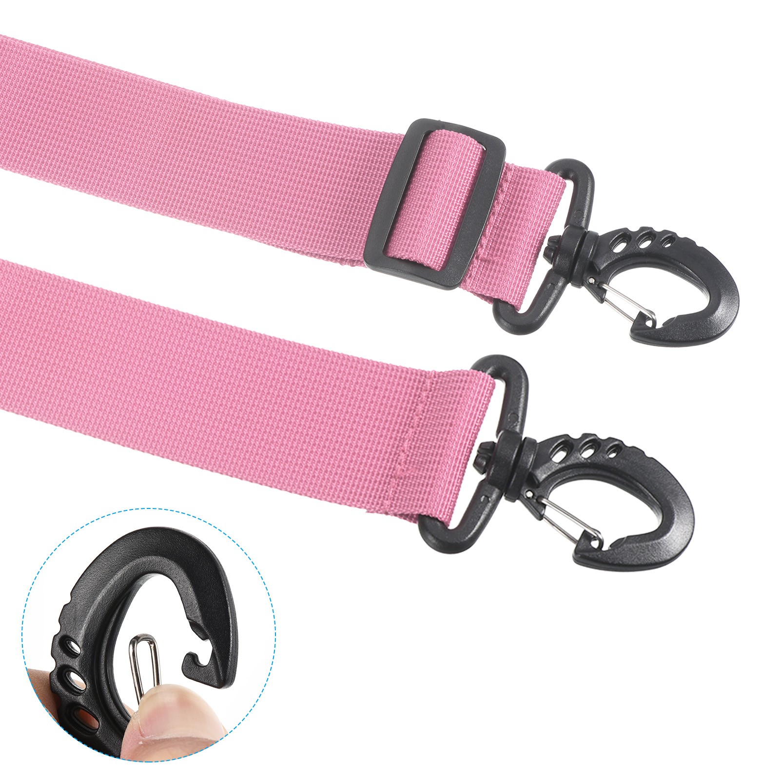 SALOMON Cinghia Porta Sci 100cmx3 8cm Confezione da 2 Cinghia Porta Scarponi Snowboard Rosa