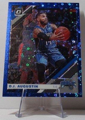 2019-20 Panini Donruss - Optic DJ Augustin #5 Fast Break Blue Prizm /50