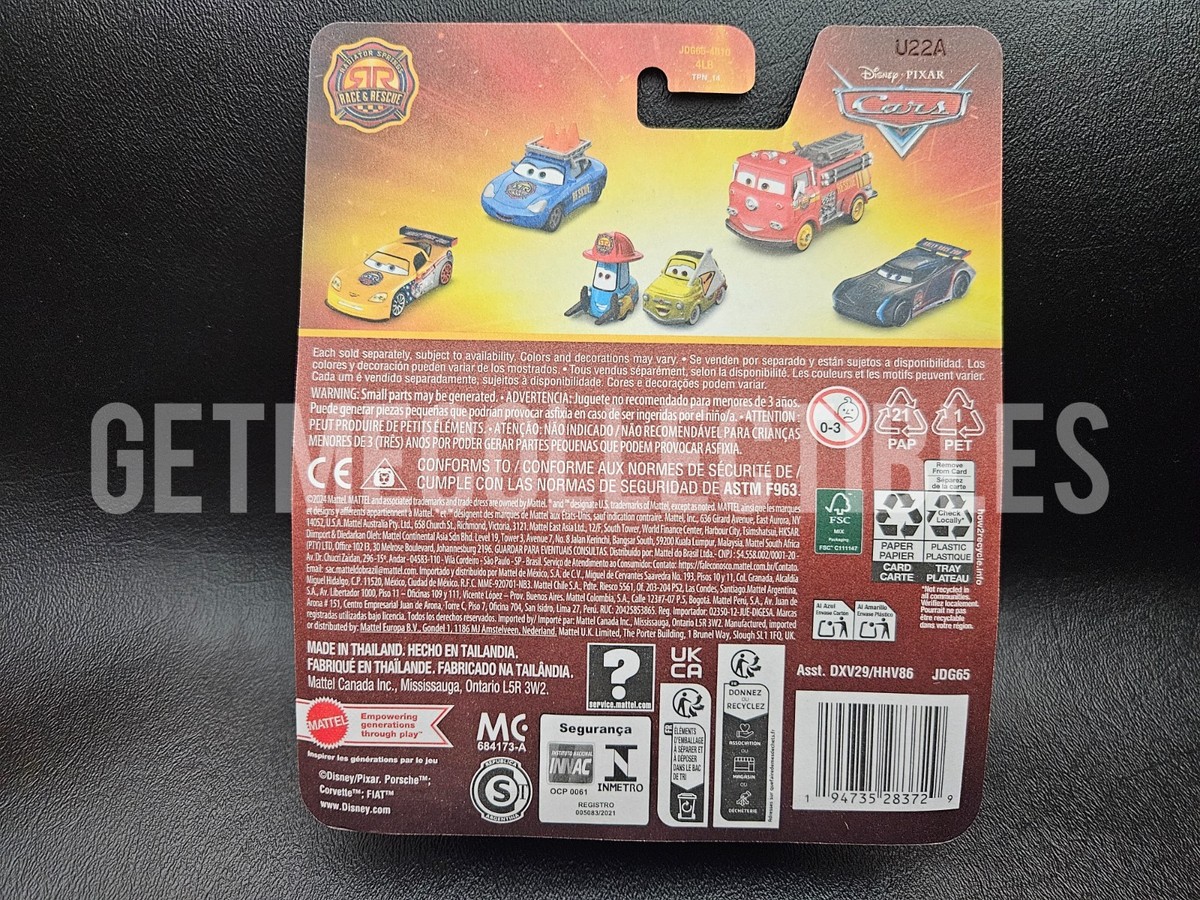 DISNEY PIXAR CARS RACE & RESCUE MORGAN MARTINS AMBULANCE 2025 SAVE