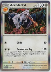 Aerodactyl 142/165 Holo Rare Scarlet & Violet 151