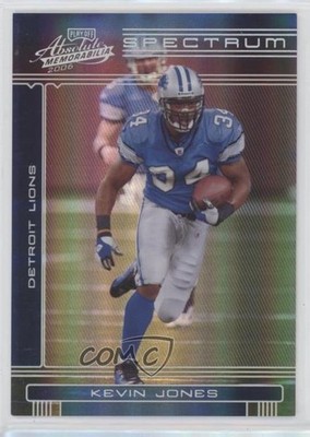 2006 Playoff Absolute Memorabilia Spectrum Silver 63/100 Kevin Jones #53 0q3