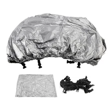 16-18Ft Heavy Duty Waterproof Cover Silver For V-Hull Trailerable Fishing Boat