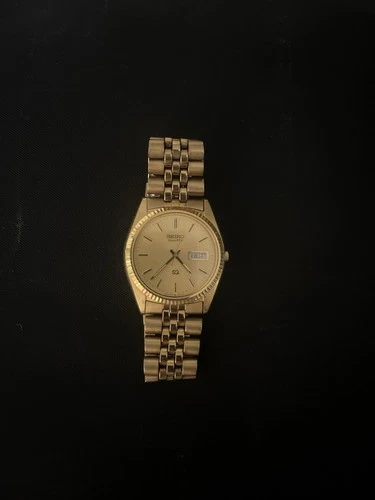 Seiko Quartz Vintage 5Y23-8A69 A4 Men’s Presidential Gold Plate Watch