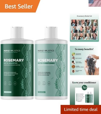 Biotin Rosemary Shampoo and Conditioner Set -  Biotin Shampoo and Conditioner...