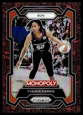 2024-25 Panini Prizm Monopoly WNBA Red Classic Icons Tyasha Harris Connecticut