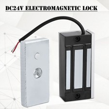 DC24V Mini Electromagnetic Lock Electronic Magnetic Door Lock 60KG Power On Lock