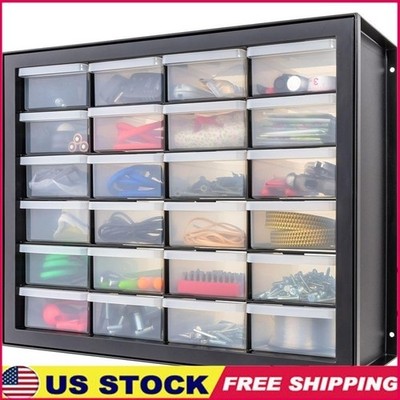 Multi-Purpose Tool Organizer Multi-Drawer Storage Box Wall Mounted Solution New
