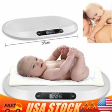 44Ibs Electronic Digital Baby Infant Scale LCD Display ABS Weight Grow Baby Pet