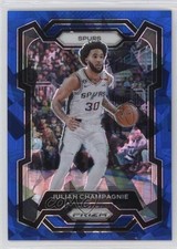 2023-24 Panini Prizm Blue Ice Prizm 106/125 Julian Champagnie #124 2w6