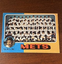 1975 Topps New York Mets / Yogi Berra #421 VG - EX New York Mets MARKED