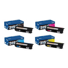 Brother TN-315 4-Color Toner Set for HL-4570CDW MFC-9560CDW Genuine
