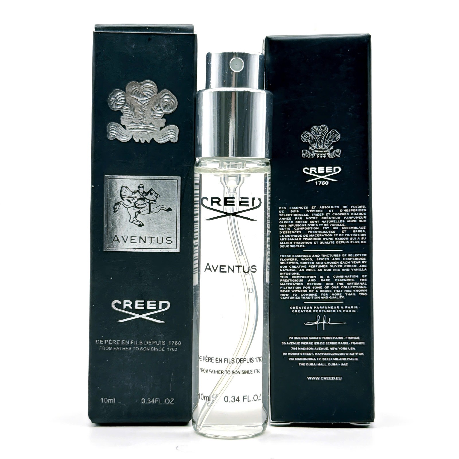 CREED AVENTUS MEN EAU DE PARFUM SAMPLE SPRAY 10ML/0.34OZ (Original Bottle)