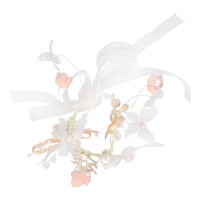  Blumenhandgelenk Corsage für Brautjungfern elegante Handgelenkblumenarmband