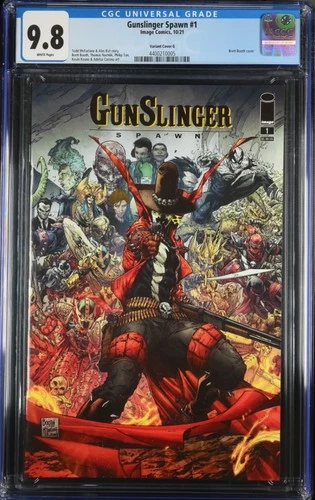 Gunslinger Spawn #1 - Cover G - CGC Graded 9.8 - Brett Booth