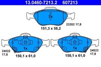 ATE Bremsbelagsatz, Scheibenbremse 13.0460-7213.2 FüR Toyota Daihatsu