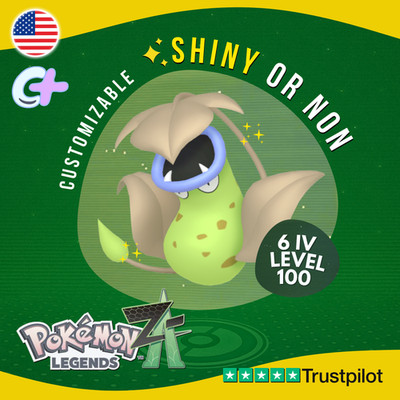 Victreebel Shiny or Non  6IV Pokémon Legends Z-A Competitive Customizable ZA Z A