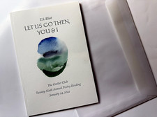 T. S. ELIOT - LET US GO THEN, YOU & I, 1/100 COPIES WITH ORIGINAL ART, GROLIER